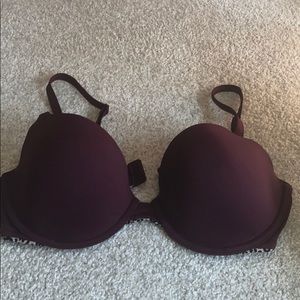 Pink by Victoria 36C bra in maroon.Great condition